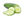 Cucumber slices on a white background