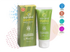 Soleo Organics everyday extralite sunscreen with symbols and background
