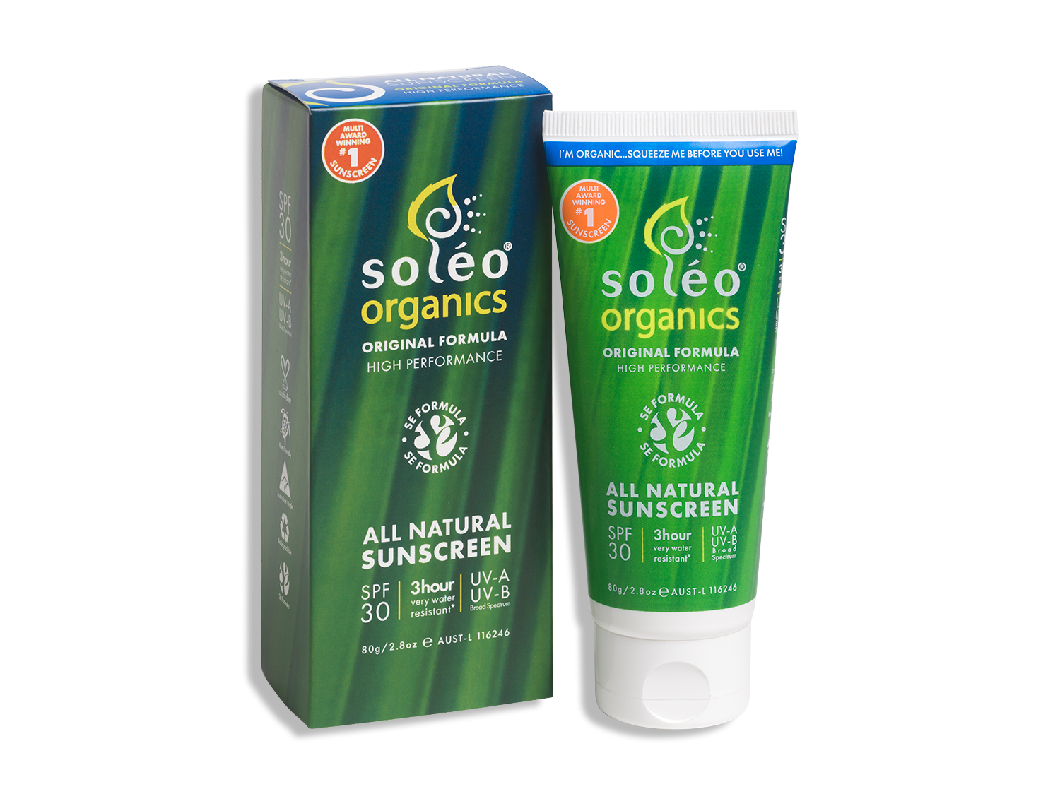 Soleo Organics natural performance sunscreen
